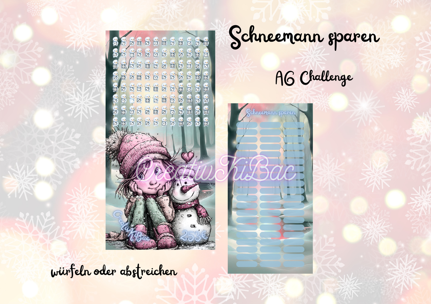 Schneemann sparen