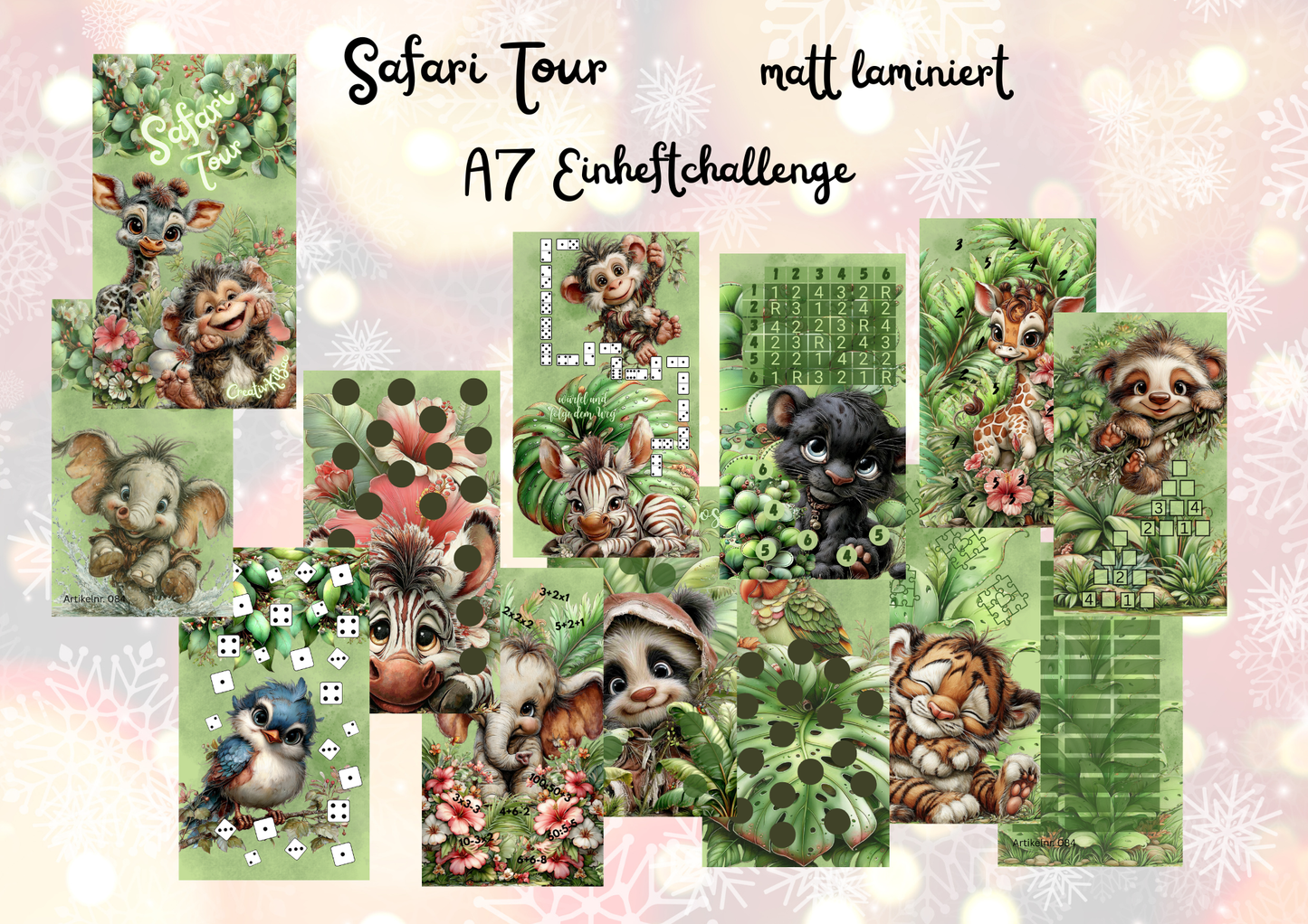 Safari Tour A7 zum einheften