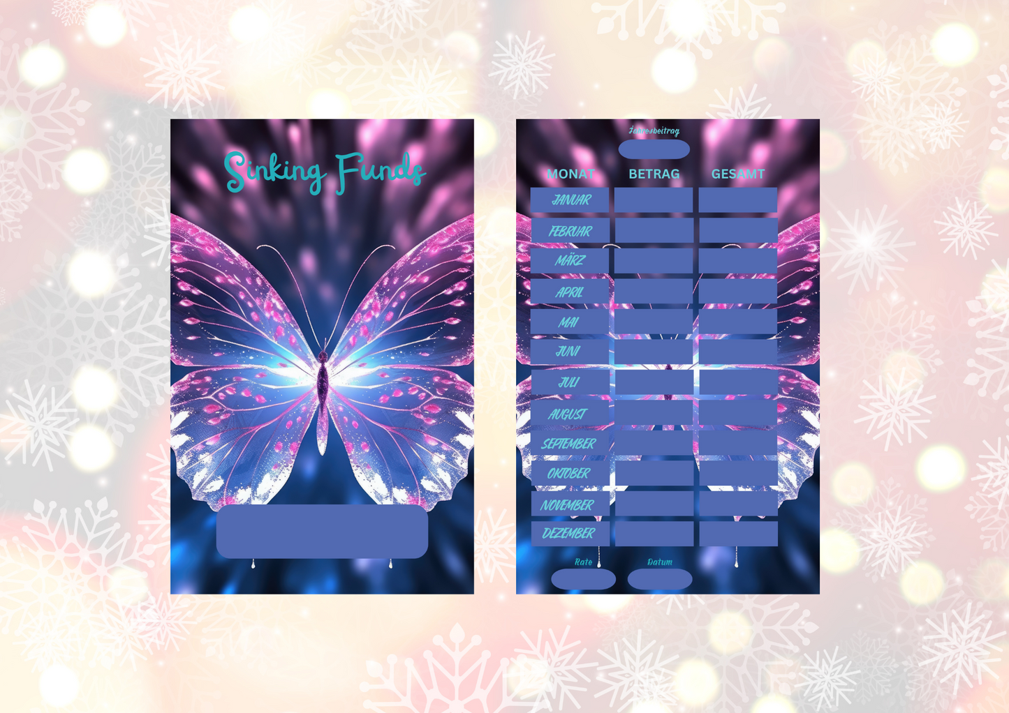 Schmetterling Trennblatt