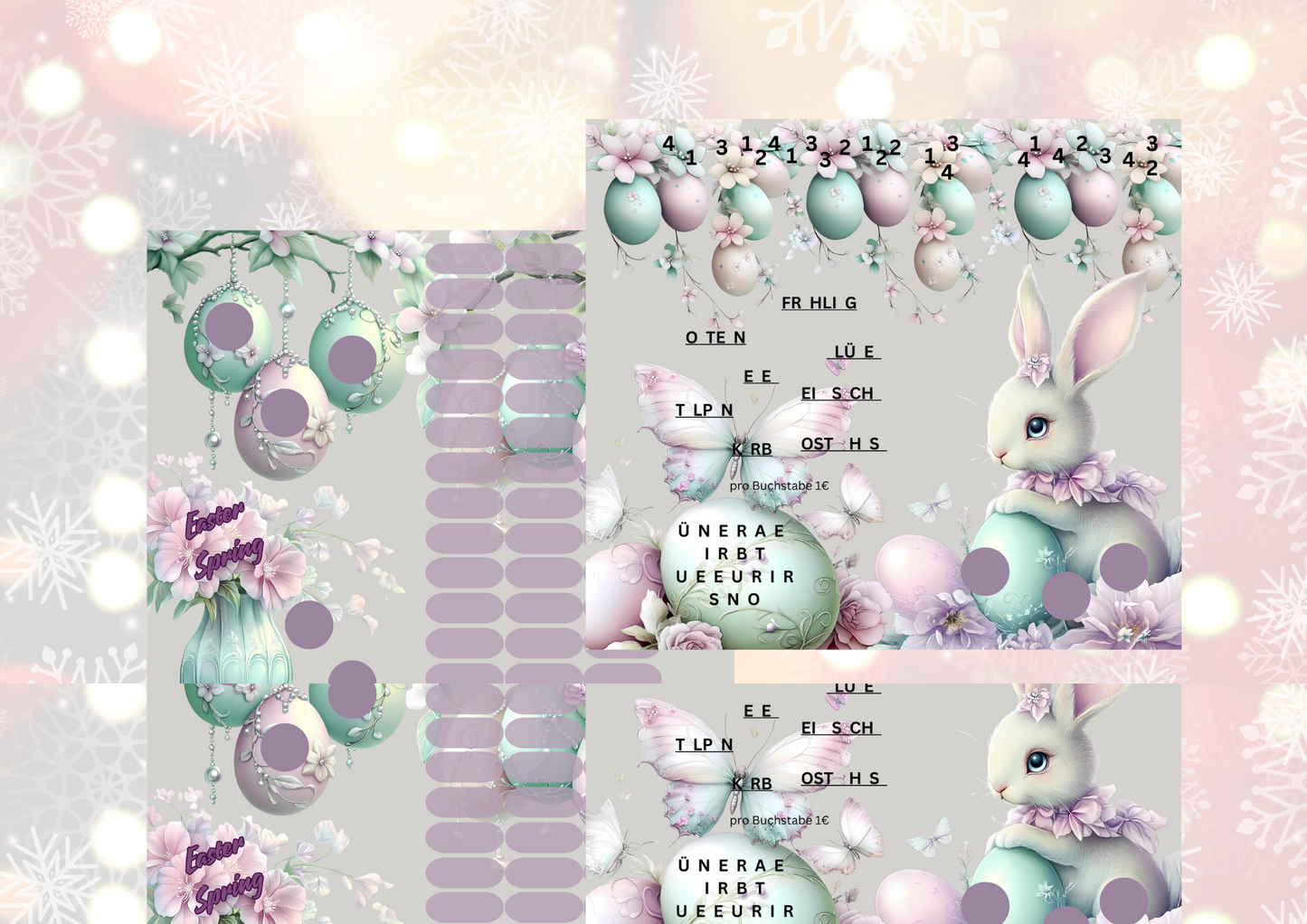 Easter Spring gelocht