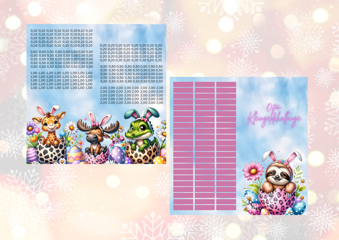 Ostern Kleingeldchallange