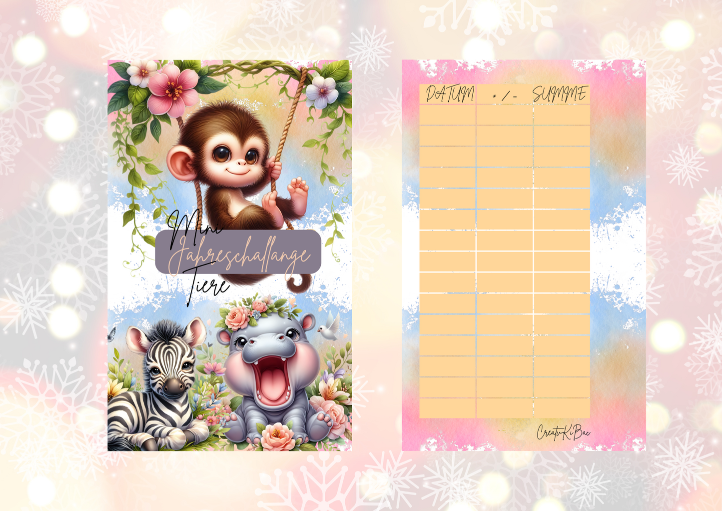 Mini Jahreschallange Tiere