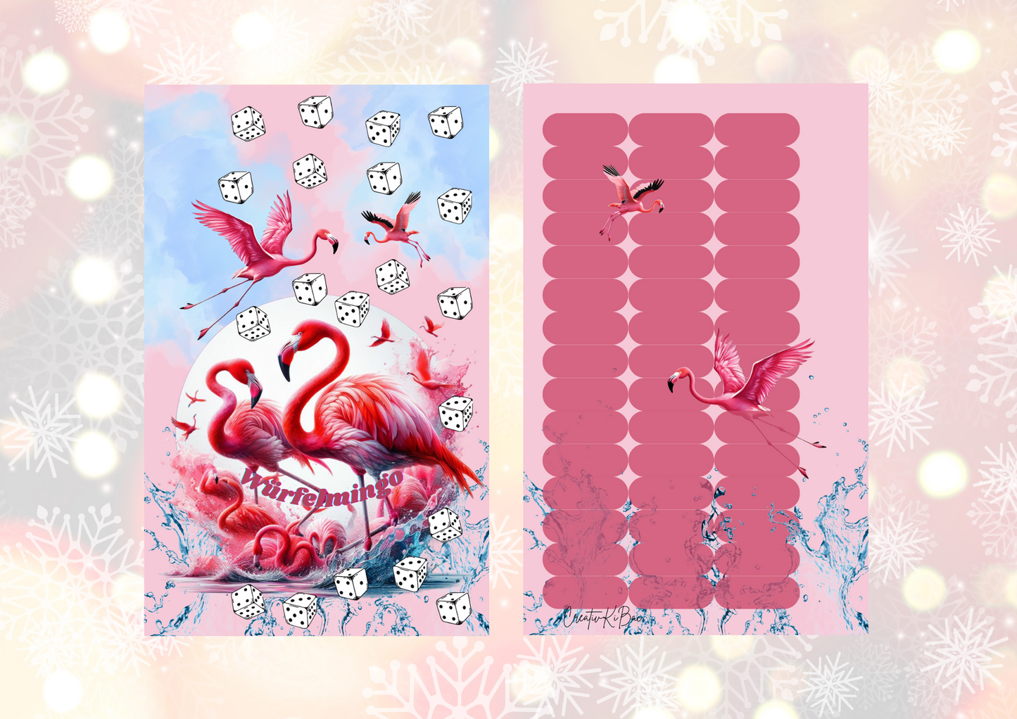 Würfelmingo Einheftchallange