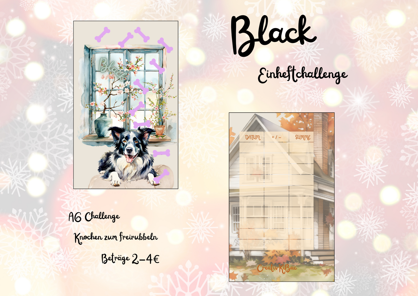 Black Einheftchallenge