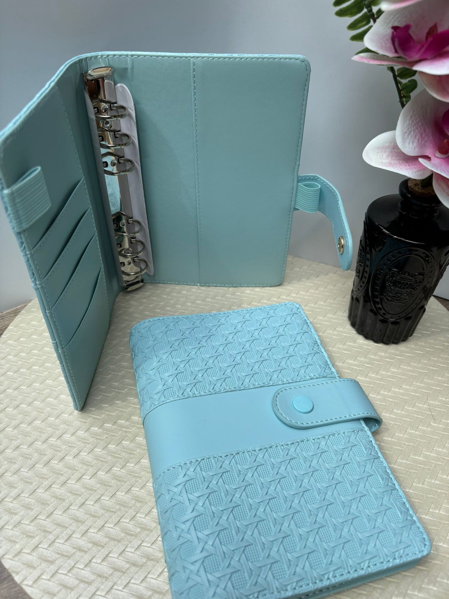 Binder A6 Flechtoptik