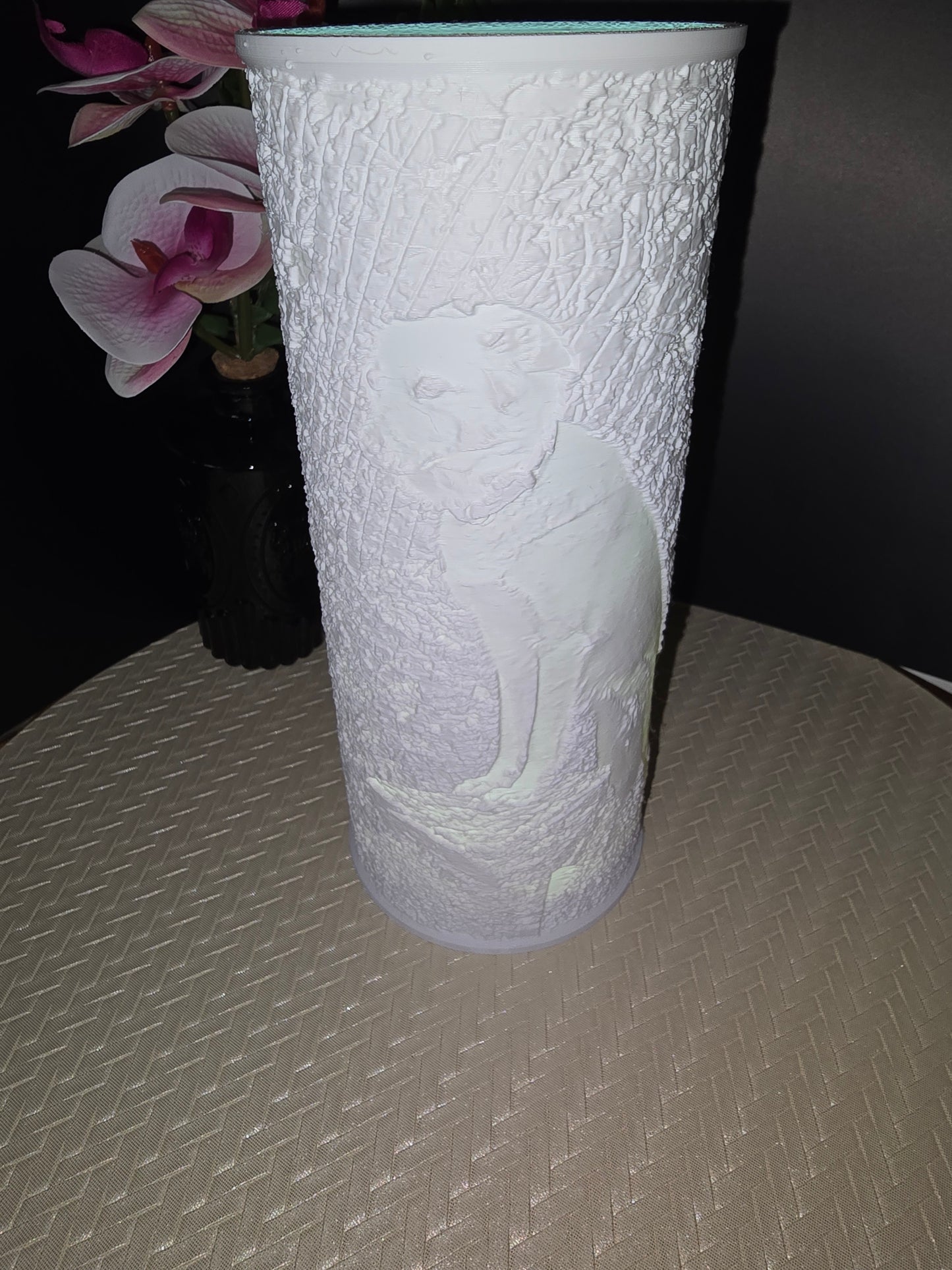 Fotosäule mit eigenem Bild