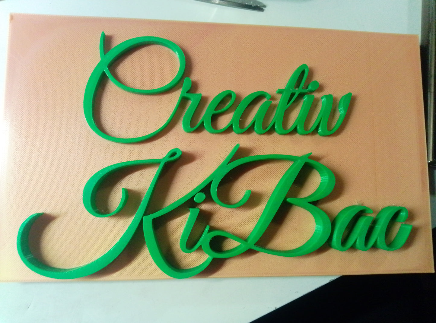 Schild mit Wunschname