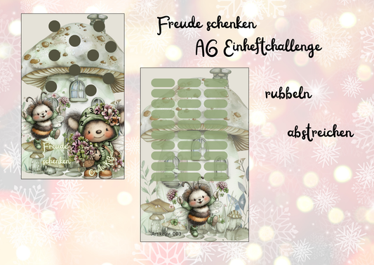 Freude schenken Einheftchallenge