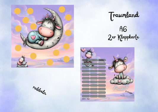 Traumland 2er Klappkarte