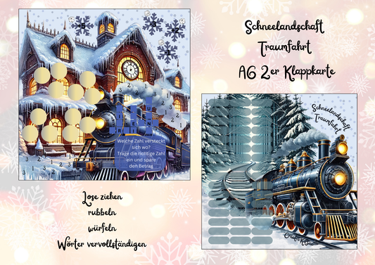 Schneelandschaft Traumfahrt