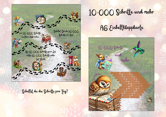 10.000 Schritte Einheftchallenge
