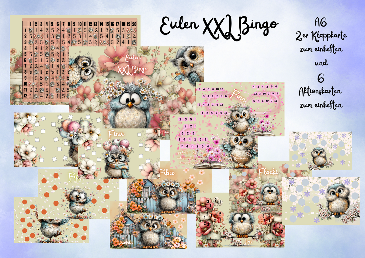 Eulen XXL Bingo