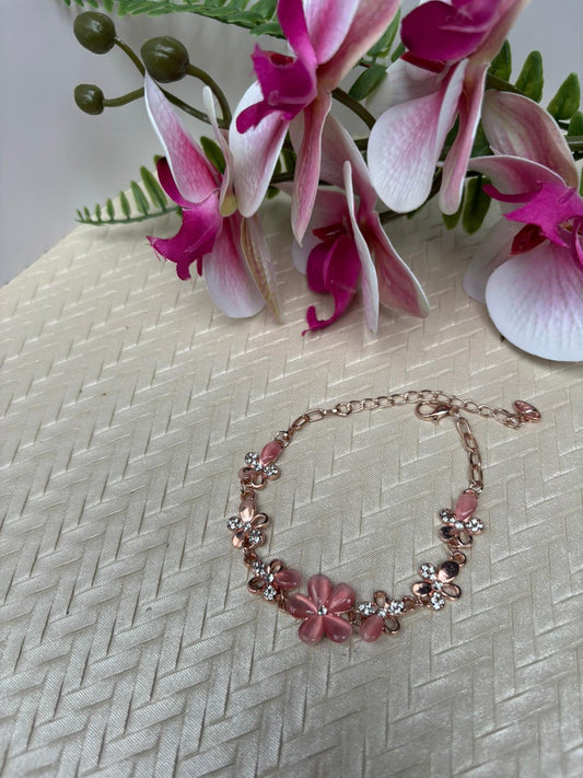 18K Rosegold überzogenes Armband