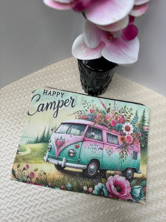 Stifte Etui, Make - Up Tasche Happy Camping