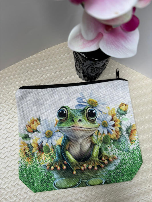 Stifte Etui, Make - Up Tasche Frosch